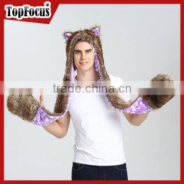 Custom Winter Hotsale Sexy Fur Animal Hats and Caps Men photo-3