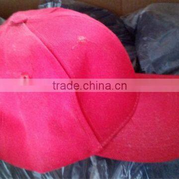 Manufacture of Stock Baseball Cap