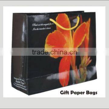 Glossy Finish Paper Bags With Rope Handles photo-4