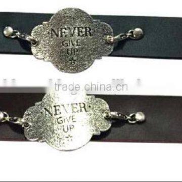 Factory Supplier Korean Retro Bracelets,handcraft Cow Leather Bangle,unisex Leather Bracelets photo-5