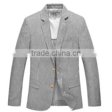 Blazer Mens Casual Suits Plain Weave Fabric Little Shining Men's Jacket Tailored Male photo-4