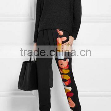 New Design Printed Tapered Sweat Pants photo-2