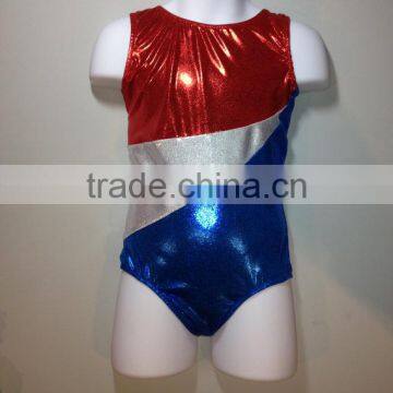 American Flag Independence Day kids leotards