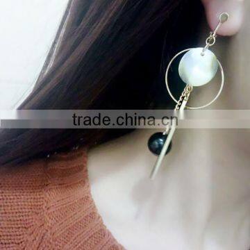 Zm35145a Fashion Elegant Women Jewelry Simple Long Drop Earrings photo-4