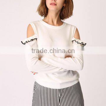Zm35734a Lady Fashion Knitted Sweater Fashion Spring Women's Pullover photo-3