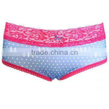 Fashion Women's Boxer With Lace