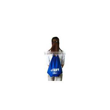 Logo printed custom drawstring bag