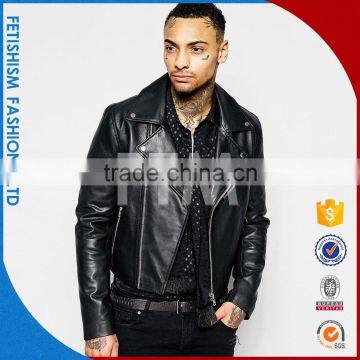 China Alibaba OEM latest design leather jacket