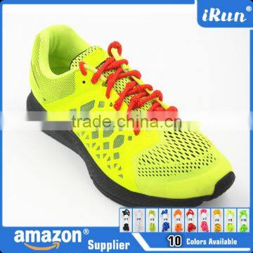 MOQ:100 Pairs!!!~Elastic Laces With Knots~Elastic Knotted No Tie Lace~Triathlon Running Sport Shoelaces~10 Colors Available photo-3