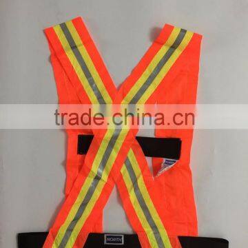 Nylon Material Reflective Work Safety Man Belt With Contrast Color