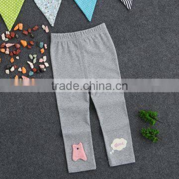 Kids Clothing Baby Printed Pattern High Waist Baby Girls Cotton Leggings photo-4