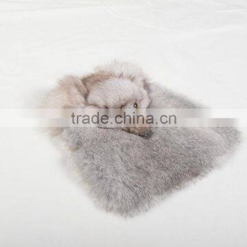 Girls FoxType Rabbit Fur Fashion Envelope Bag photo-6