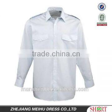 2016 Premier Mens Long Sleeve Airline Pilot Plain Work Shirt photo-1