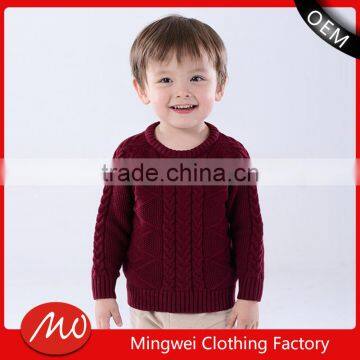 2017 pullover latest woolen sweater designs for children with low prices