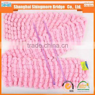 Oeko Tex Fancy Yarn Supplier Shingmore Bridge Cheap Sales High Quality Polyester Thick Yarn With Pompom photo-6