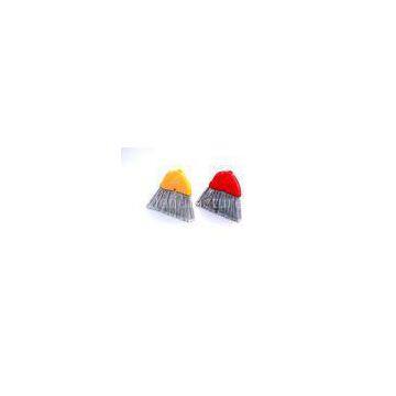 Orange Red Commercial PVC Plastic Brooms / household broom