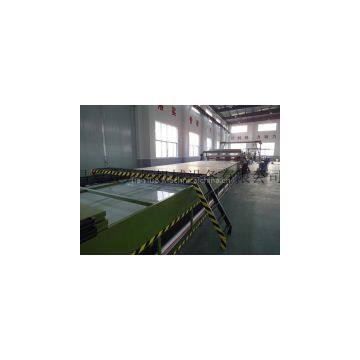 FRP carriage plate production line
