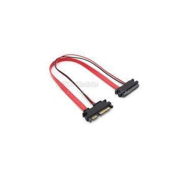 SATA 22pin Maleto SATA 22pin Female 2pin Power Cable