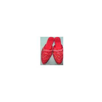 Sell Satin Beaded Slippers