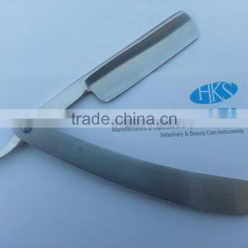 Silver color Metal straight Razor