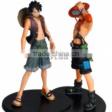 Hot Japanese Animation PVC figure One Piece action figure Luffy Ace Anime figure wholesale