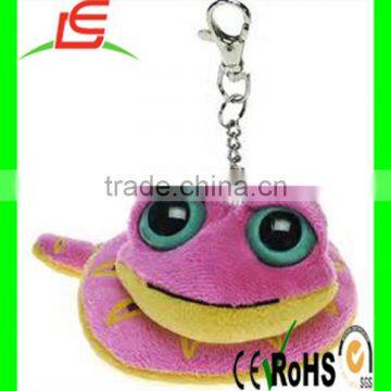 SNAKE shape sturffed plush keychain