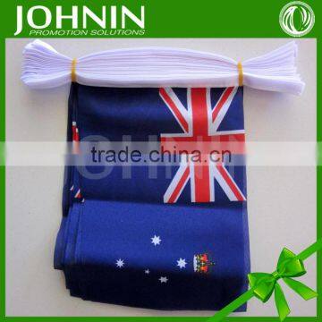 Sport advertising 2016polyester 9pcs Sublimation products bunting flag