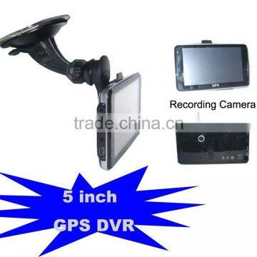 Navigation,Recording Driving,5 inch GPS Car Black Box DVR