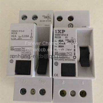 SIEMENS type RCD protection