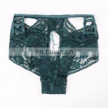 Cheap Hipster Lace Briefs Sexy Night Panties Open Crotch Underwear photo-5
