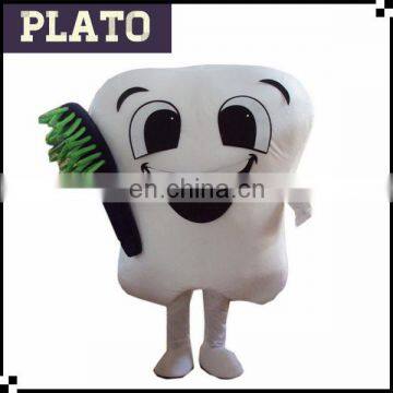 Hot sale cute tooth mascot costume, tooth costume