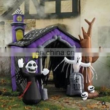 2013 hot sale inflatable haunted houses