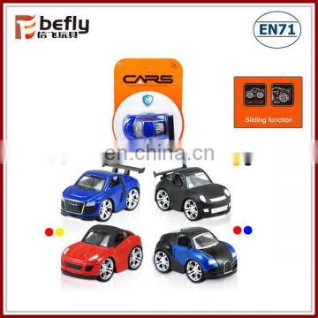 Children sliding alloy car play set