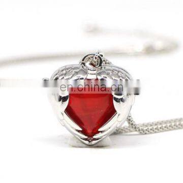 Pure Handmand Oil Bottle Heart Necklace photo-6
