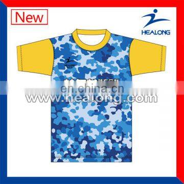 New Arrival Blue Camo T Shirt Customized