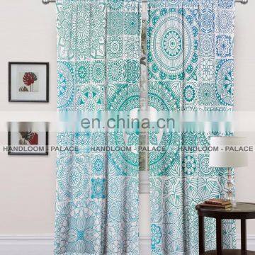 New Matrix Design Mandala Bedroom Balcony Home Decor 100%Cotton Window Curtains