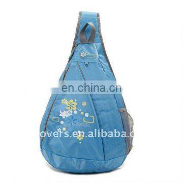 new colorful style one side school bag with single trap