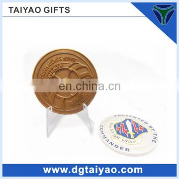 Cheap Metal Souvenir Coins/Custom Challenge Coin/Gold Coin