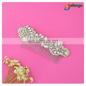 OEM service supply type bridal headband rhinestone comb wedding hair comb