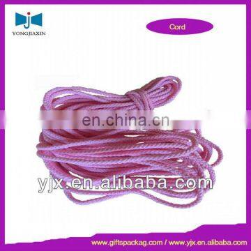 pink cotton round hot sale non-elastic cord producer