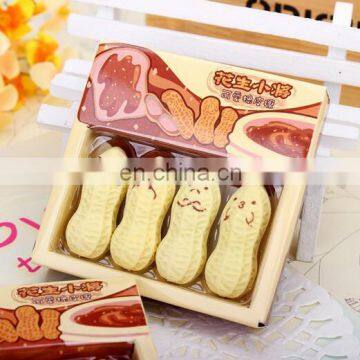 4 Pcs Peanut Eraser Very Cute Eraser for Student 3d Erasers For Kids photo-2