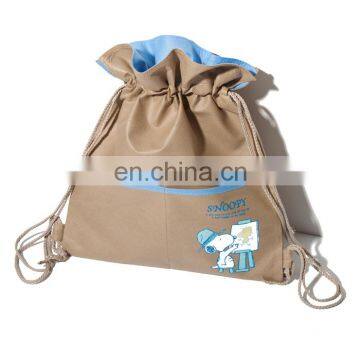 Wholesale eco friendly plastic pp non woven drawstring tote bag