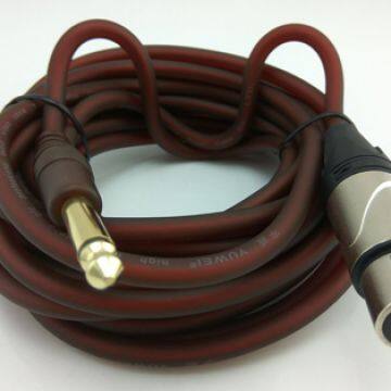 XLR Microphone Wire Cord - XLR Female to Jack 6.35 / 6.5 mm ( 1/4