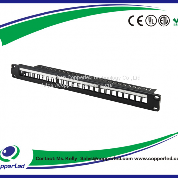 UTP Blank Patch Panel 24Port with back bar
