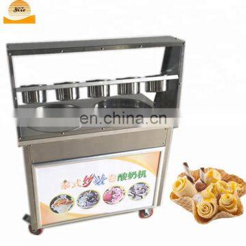 Cold stone marble slab top fry ice cream machine/fry yogurt machine/yougurt frying machine