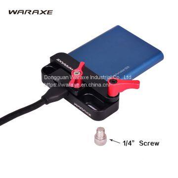 WARAXE Hard Driver Mount & Holder For Samsung T5 SSD photo-2