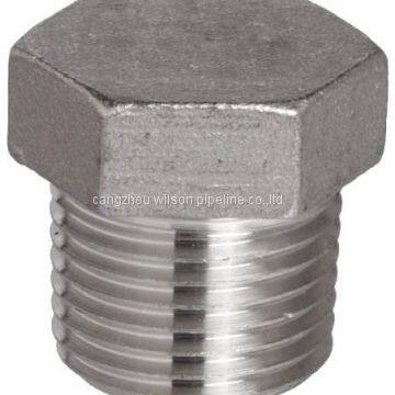 Forged Pipe Fitting ASME B16.11 3000LB Male Threaded A105 Hex Head Plug photo-2