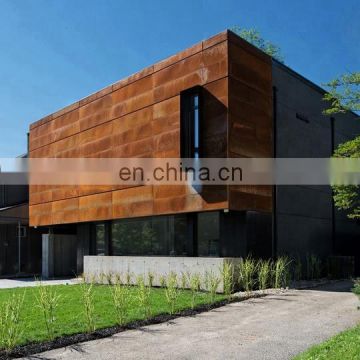 Custom Made Corten Steel House Manufacturing