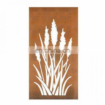 Laser Cut Realistic Corten Steel Garden Screen photo-2