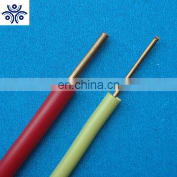 BV BVV BVVB BVR solid stranded copper conductor PVC insulation electrical wires